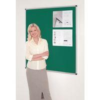 NOTICEBOARD - FIRE RESISTANT ALUM FRAME W1200XH900MM GREEN