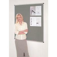 NOTICEBOARD - FIRE RESISTANT ALUM FRAMEW1200XH1200 CHARCOAL
