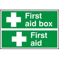 notice first aidfirst aid box