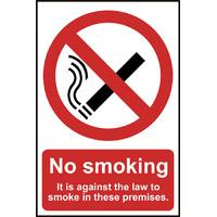 Notice No Smoking It Is Against The Law