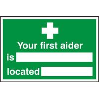 Notice Your First Aider Is