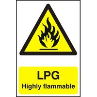 Notice LPG Highly Flammable