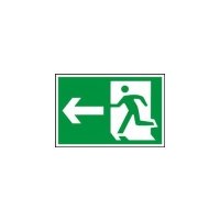 Notice Running Man Arrow Left (Symbol)