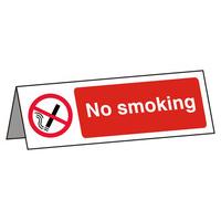 No Smoking Desk Notice 150x50mm