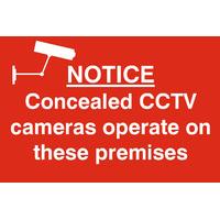 Notice Concealed CCTV