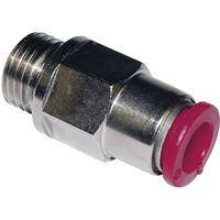 Norgren C02240628 Self-Sealing Straight Adaptor G1/4 Ext. Thread 6...