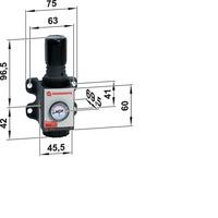 Norgren R92G-NNK-RMG Excelon Pro Pressure Regulator 0.3 to 10 Bar ...