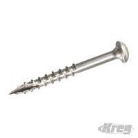 no8 x 1 14 100pk stainless steel pocket hole screws