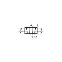 Norgren V60A5DDA-X5020, In-line Valve, N/A, G1/8, 750l/min, Pneumatic; dual-pneumatic