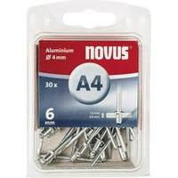 novus 045 0025 aluminium blind rivets aluminium 4 mm 30 pcs