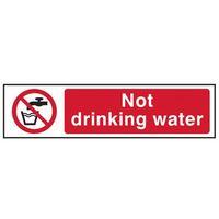 Not Drinking Water - PVC 200 x 50mm