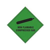 Non Flammable Compressed Gas SAV - 100 x 100mm