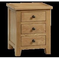 Nova Scotia 3 Drawer Bedside Table