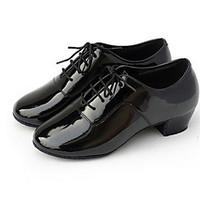 non customizable mens dance shoes modernballroom leatherette low heel  ...