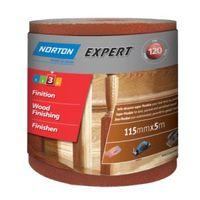 Norton Expert 120 Grit Sandpaper Roll (L)5m (W)115mm