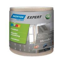 norton expert 120 grit sandpaper roll l5m w115mm