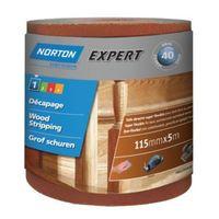 Norton Expert 40 Grit Sandpaper Roll (L)5m (W)115mm