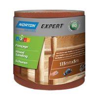 norton expert 80 grit sandpaper roll l5m w115mm