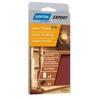 Norton 180 Extra Fine Sanding Block Refill Pack of 5