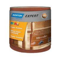 Norton Expert 180 Grit Sandpaper Roll (L)5m (W)115mm