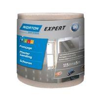 norton expert 80 grit sandpaper roll l5m w115mm