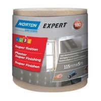 norton expert 180 grit sandpaper roll l5m w115mm