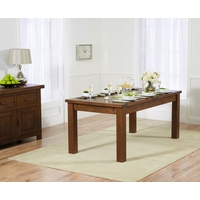 Normandy 180cm Dark Oak Extending Dining Table