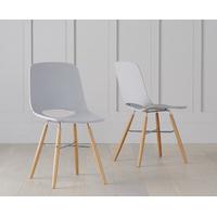 Nordic Wooden Leg Light Grey Chair