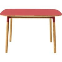 Normann Copenhagen Form Table 120x120 cm red/oak