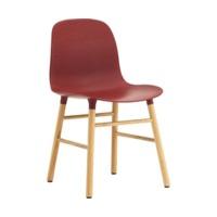 Normann Copenhagen Form Chair red/oak