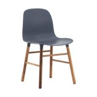 Normann Copenhagen Form Chair blue/walnut