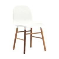 Normann Copenhagen Form Chair white/walnut