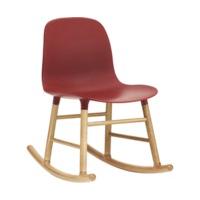 Normann Copenhagen Form Rocking Chair red/oak