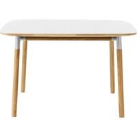 normann copenhagen form table 120x120 cm whiteoak