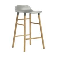 Normann Copenhagen Form Barstool 65 cm grey/oak