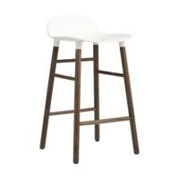 normann copenhagen form barstool 65 cm whitewalnut