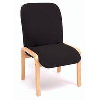 NOVA BEECH VENEER VISITOR CHAIR G5 CHARCOAL - WXDXH: 490 X 530 X 880