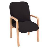 nova beech veneer visitor armchair g5 charcoal wxdxh 490 x 530 x 880