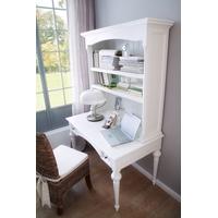 nova solo provence white secretary desk