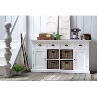 nova solo halifax white buffet 4 basket