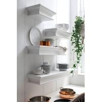 Nova Solo Halifax White Floating Wall Shelf