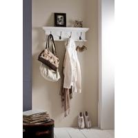 nova solo halifax white coat rack 4 hook