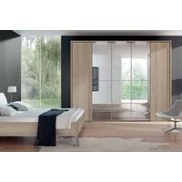 Nolte Attraction Plain End and Glass Doors Hinged Wardrobe