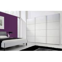 Nolte Marcato Style 5c Glass Doors Sliding Wardrobe with 4 Panel Effect