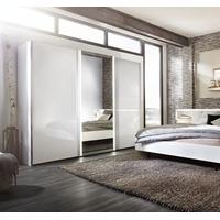 nolte ipanema glass and mirror sliding wardrobe with led light band