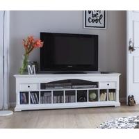 nova solo provence white media console