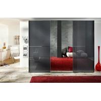 Nolte Attraction Plain and Glass Doors Left and Right Sliding Wardrobe