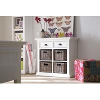 Nova Solo Halifax White Buffet with 4 Basket - Small