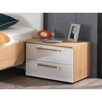 nolte alegro basic high gloss bedside cabinet