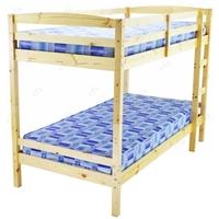 nordic natural pine 3ft single bunk bed